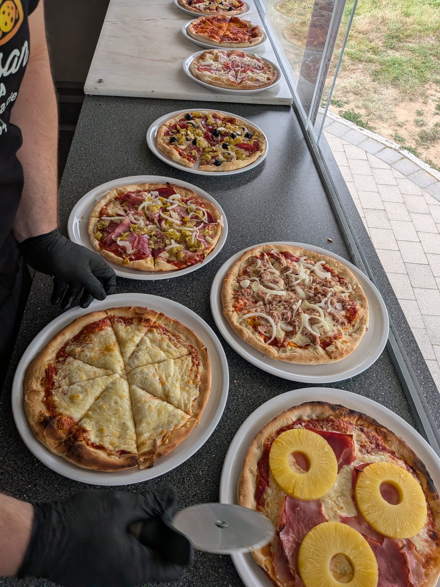 Haizhaisan Pizzawagen für Catering und Veranstaltungen